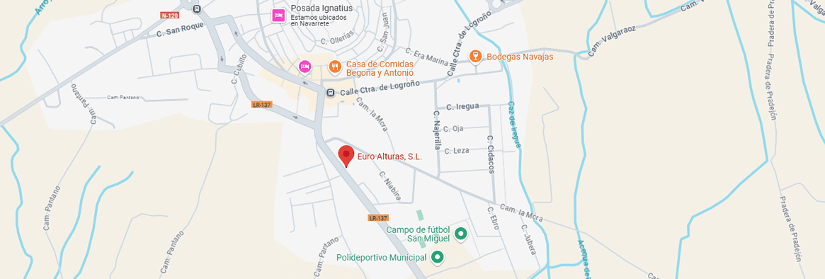 EuroAlturas - Contacto - Mapa localización